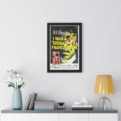 I WAS A TEENAGE FRANKENSTEIN 1957 - Framed Movie Poster-The Sticker Space