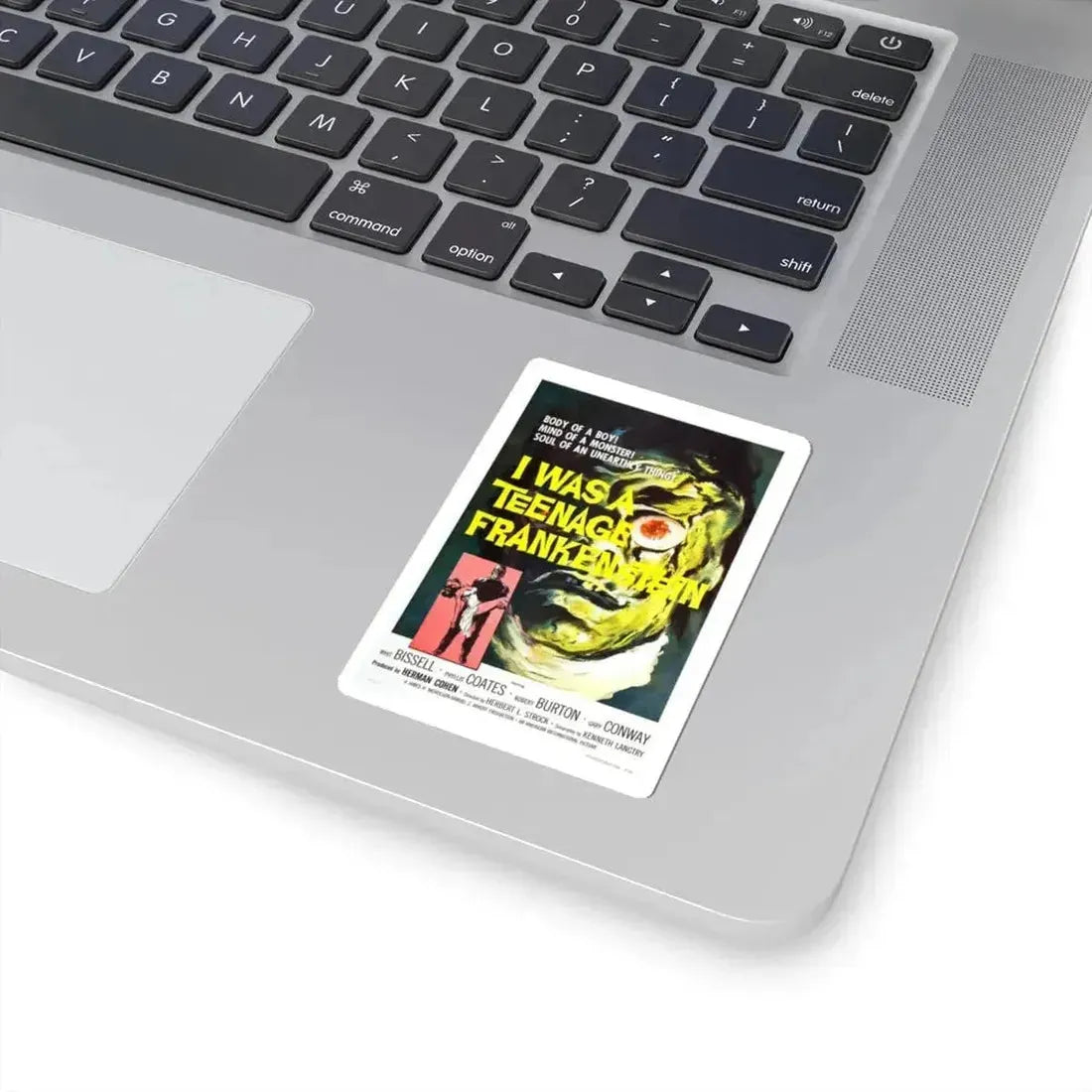 I WAS A TEENAGE FRANKENSTEIN 1957 Movie Poster - STICKER Vinyl Kiss-Cut Decal - The Sticker Space