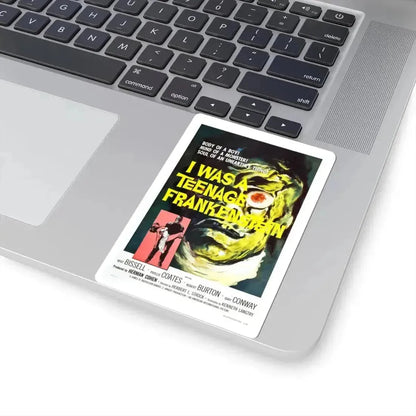 I WAS A TEENAGE FRANKENSTEIN 1957 Movie Poster - STICKER Vinyl Kiss-Cut Decal - The Sticker Space
