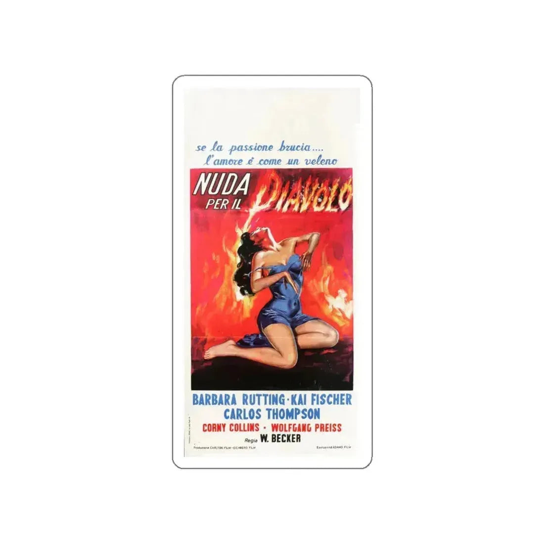 I WAS ALL HIS 1958 Movie Poster STICKER Vinyl Die-Cut Decal 5 Inch - The Sticker Space