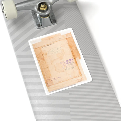 Ibrahim - A Lady and Her Duenna- Page from a Dispersed Rasikapriya (Lover's Breviary) - 1685–92 v2 - STICKER Vinyl Kiss-Cut Decal
