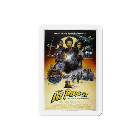 Ice Pirates 1984 Movie Poster Die-Cut Magnet-2" x 2"-The Sticker Space