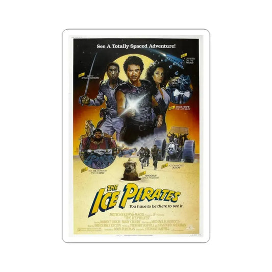 Ice Pirates 1984 Movie Poster STICKER Vinyl Die-Cut Decal 2 Inch - The Sticker Space