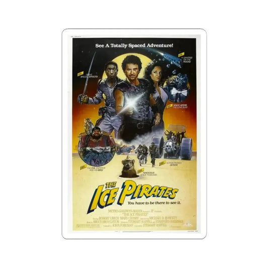 Ice Pirates 1984 Movie Poster - STICKER Vinyl Kiss-Cut Decal 2 Inch White - The Sticker Space