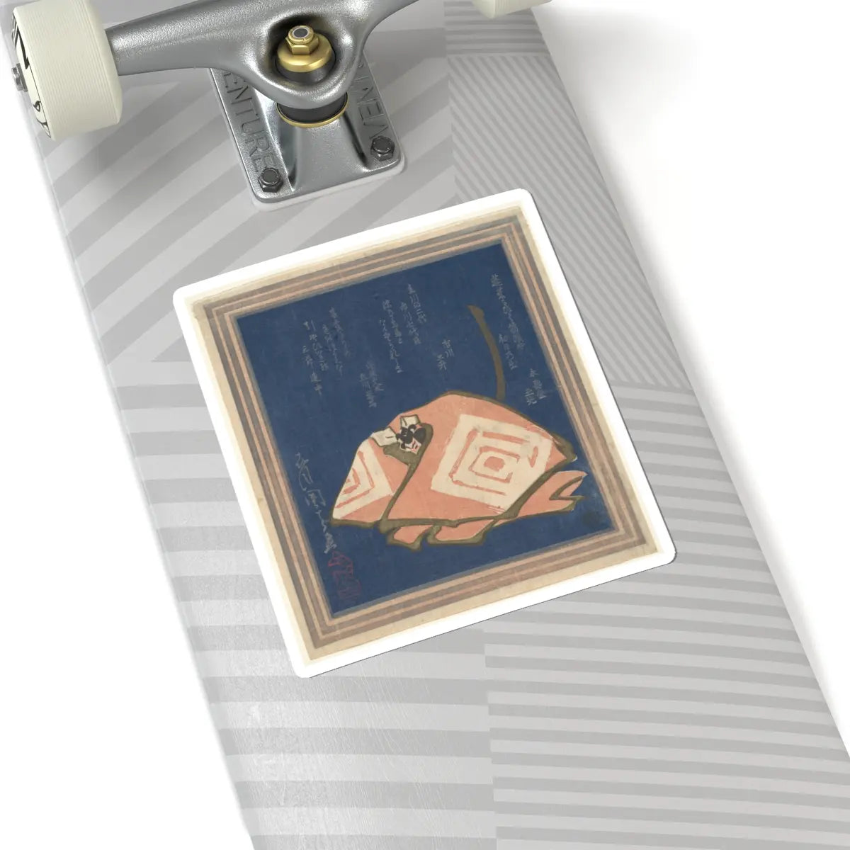 SKU:TSS-STICK-CHKDNJ-6X6-2 Sizes:6" × 6" Types:White