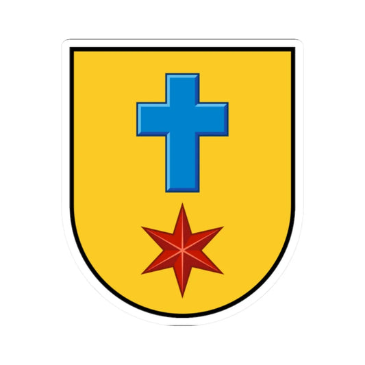 Ichnia coat of arms (Ukraine) (Coat of Arms) STICKER Vinyl Kiss-Cut Decal 2 Inch White - The Sticker Space