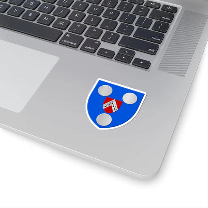 Ichtegem wapen (Belgium) (Coat of Arms) STICKER Vinyl Kiss-Cut Decal - The Sticker Space