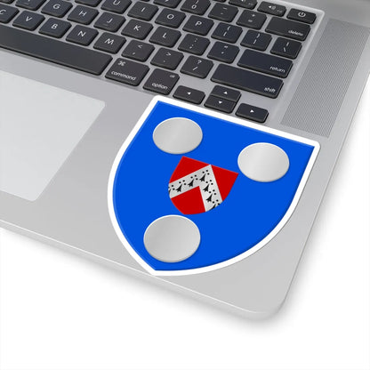 Ichtegem wapen (Belgium) (Coat of Arms) STICKER Vinyl Kiss-Cut Decal - The Sticker Space