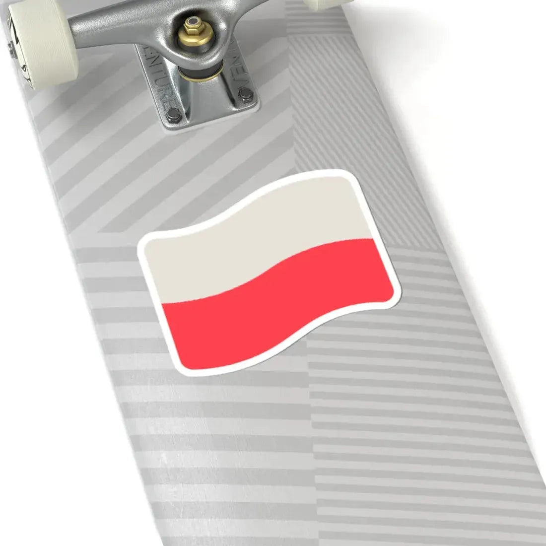 Iconol flag Poland (Poland) STICKER Vinyl Kiss-Cut Decal - The Sticker Space