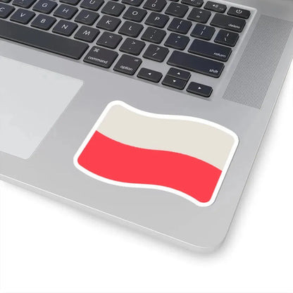 Iconol flag Poland (Poland) STICKER Vinyl Kiss-Cut Decal - The Sticker Space