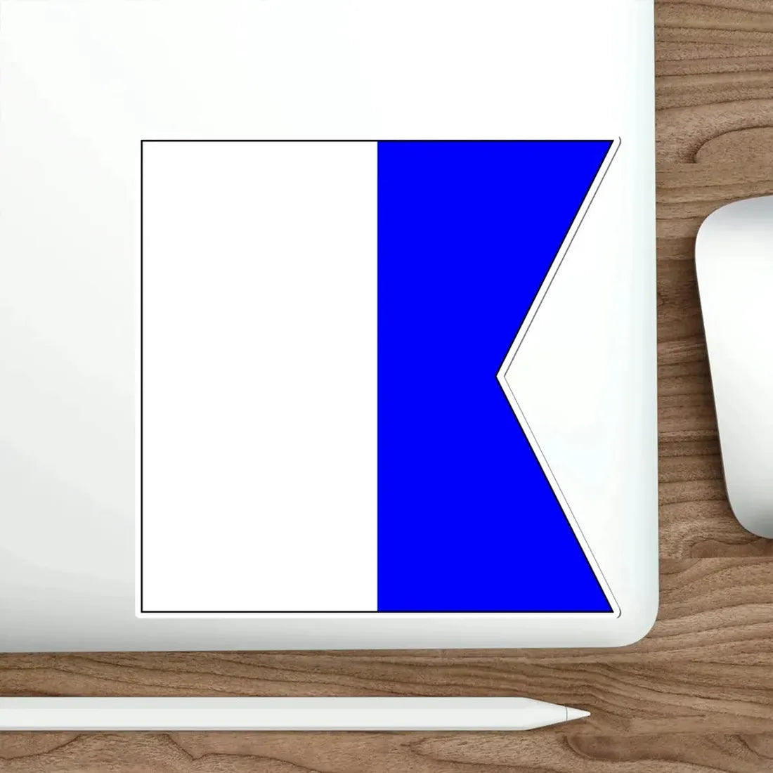 ICS Alpha (International Code of Signals) STICKER Vinyl Die-Cut Decal - The Sticker Space