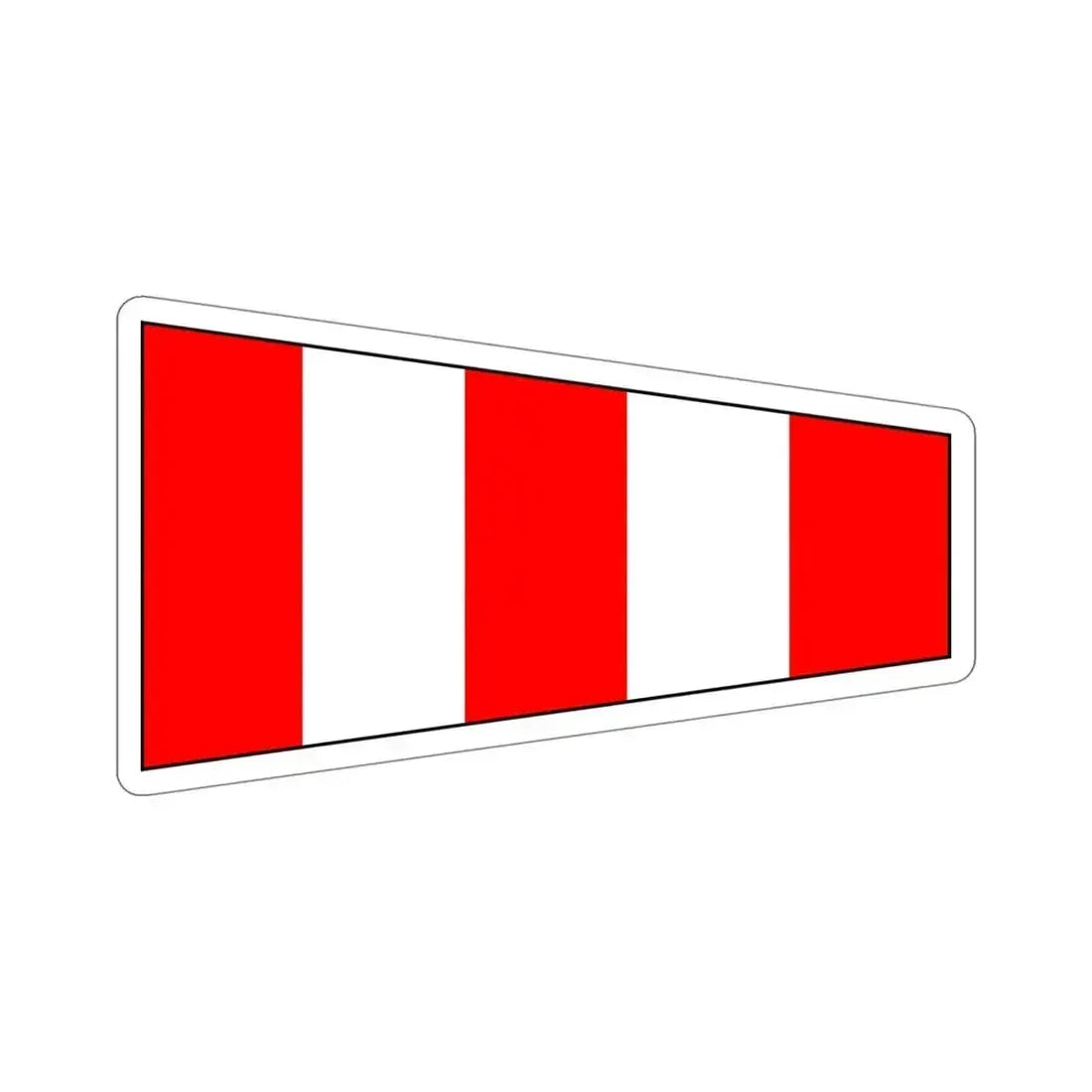 ICS Answer (International Code of Signals) STICKER Vinyl Die-Cut Decal 5 Inch - The Sticker Space