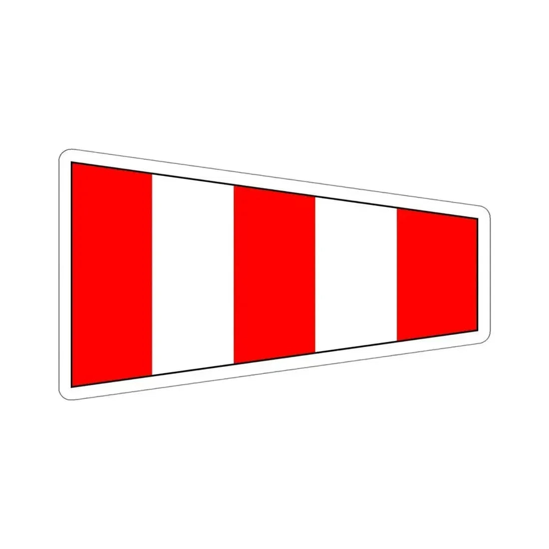 ICS Answer (International Code of Signals) STICKER Vinyl Die-Cut Decal 6 Inch - The Sticker Space