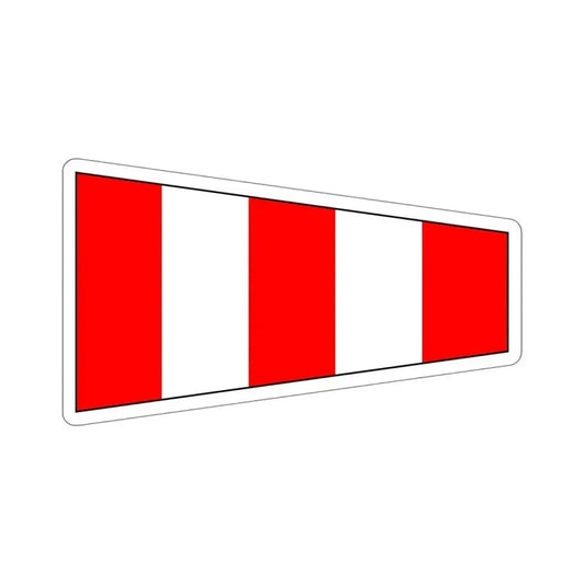 ICS Answer (International Code of Signals) STICKER Vinyl Die-Cut Decal 6 Inch - The Sticker Space