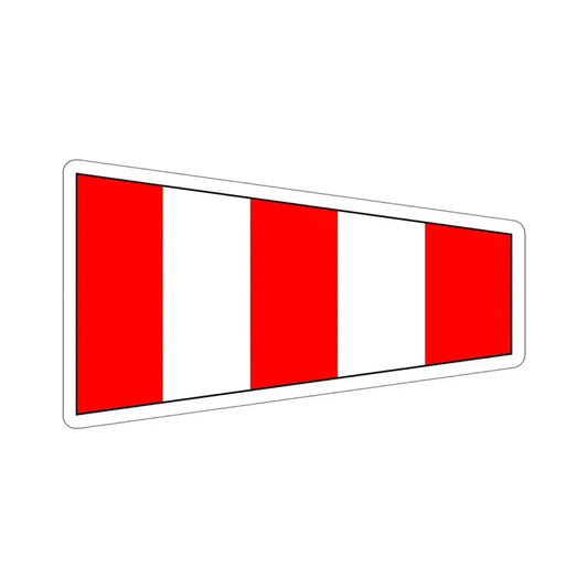 ICS Answer (International Code of Signals) STICKER Vinyl Die-Cut Decal 6 Inch - The Sticker Space