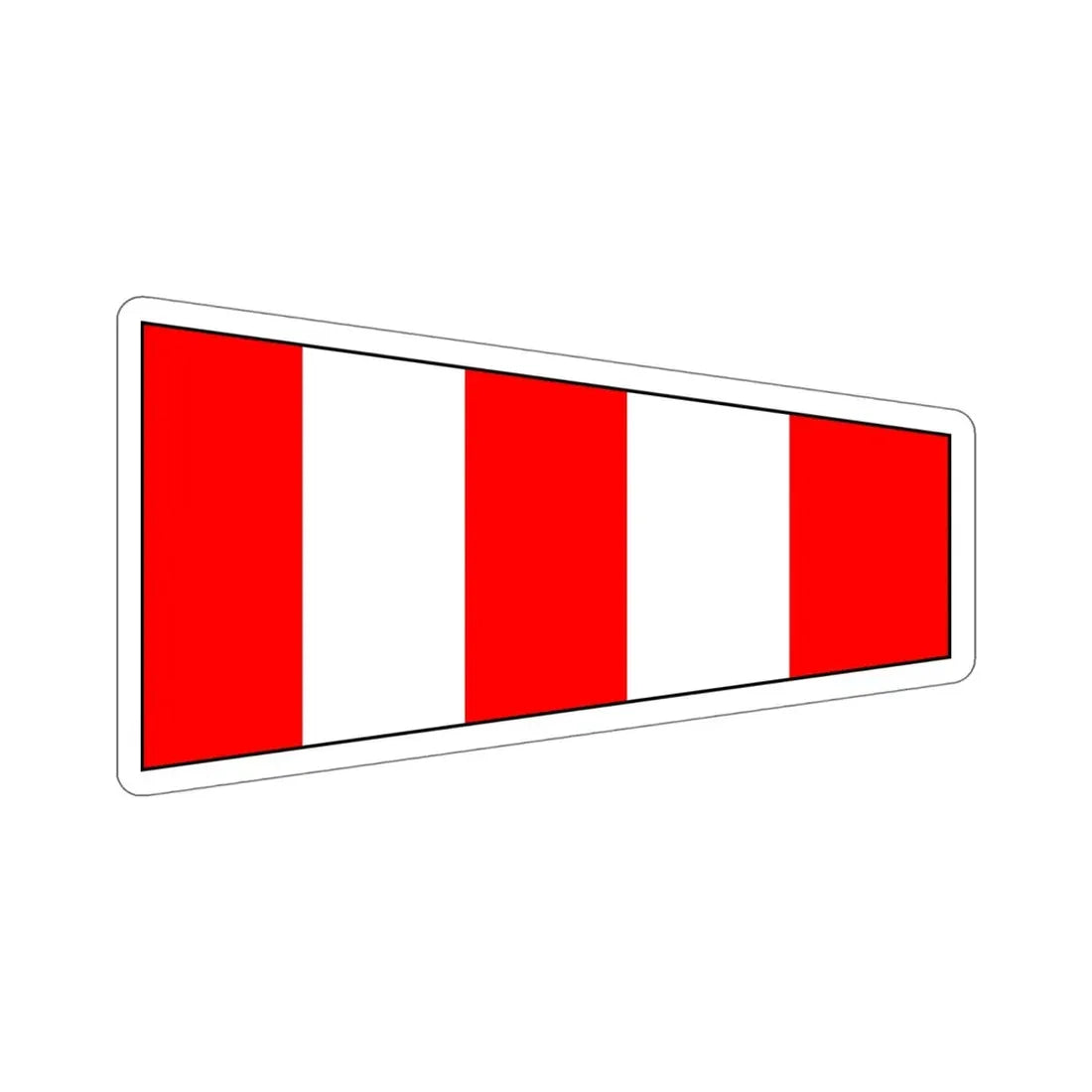 ICS Answer (International Code of Signals) STICKER Vinyl Die-Cut Decal - The Sticker Space