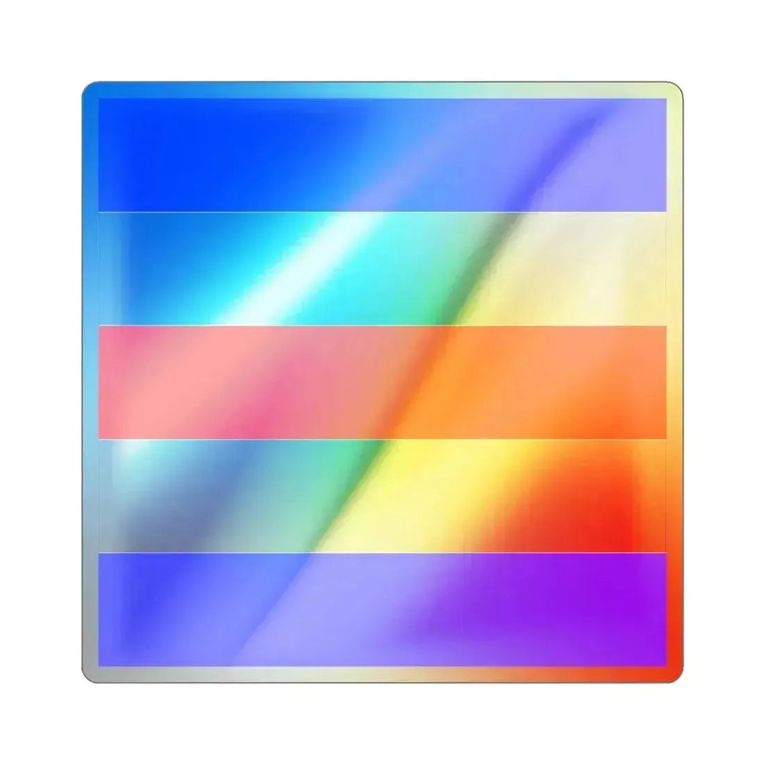 ICS Charlie (International Code of Signals) Holographic STICKER Die-Cut Vinyl Decal 6 Inch - The Sticker Space