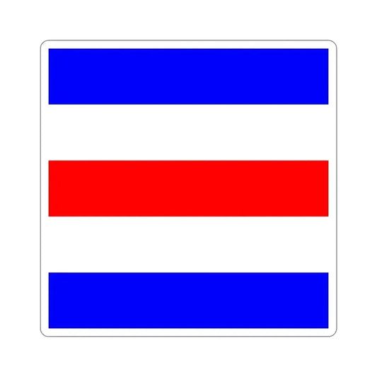 ICS Charlie (International Code of Signals) STICKER Vinyl Die-Cut Decal 3 Inch - The Sticker Space