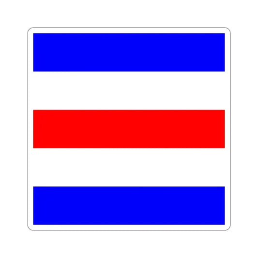 ICS Charlie (International Code of Signals) STICKER Vinyl Die-Cut Decal 3 Inch - The Sticker Space