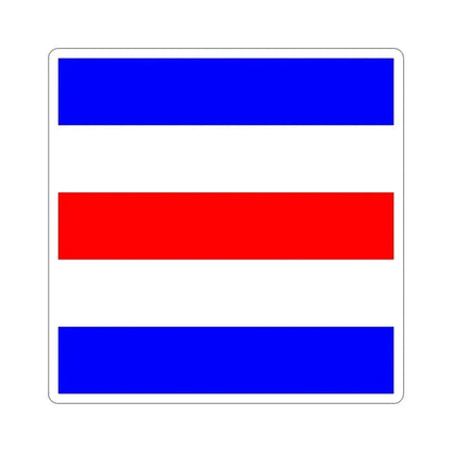 ICS Charlie (International Code of Signals) STICKER Vinyl Die-Cut Decal 4 Inch - The Sticker Space
