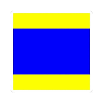ICS Delta (International Code of Signals) STICKER Vinyl Die-Cut Decal 2 Inch - The Sticker Space