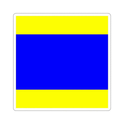 ICS Delta (International Code of Signals) STICKER Vinyl Die-Cut Decal - The Sticker Space