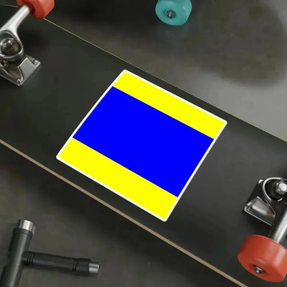 ICS Delta (International Code of Signals) STICKER Vinyl Die-Cut Decal - The Sticker Space