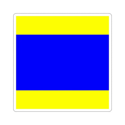 ICS Delta (International Code of Signals) STICKER Vinyl Die-Cut Decal - The Sticker Space