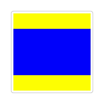 ICS Delta (International Code of Signals) STICKER Vinyl Die-Cut Decal - The Sticker Space