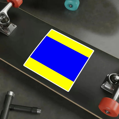 ICS Delta (International Code of Signals) STICKER Vinyl Die-Cut Decal - The Sticker Space