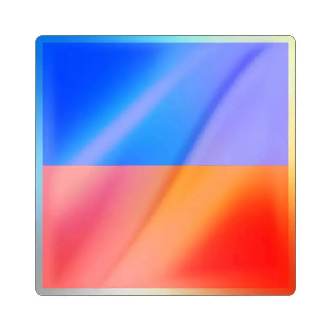 ICS Echo (International Code of Signals) Holographic STICKER Die-Cut Vinyl Decal 5 Inch - The Sticker Space