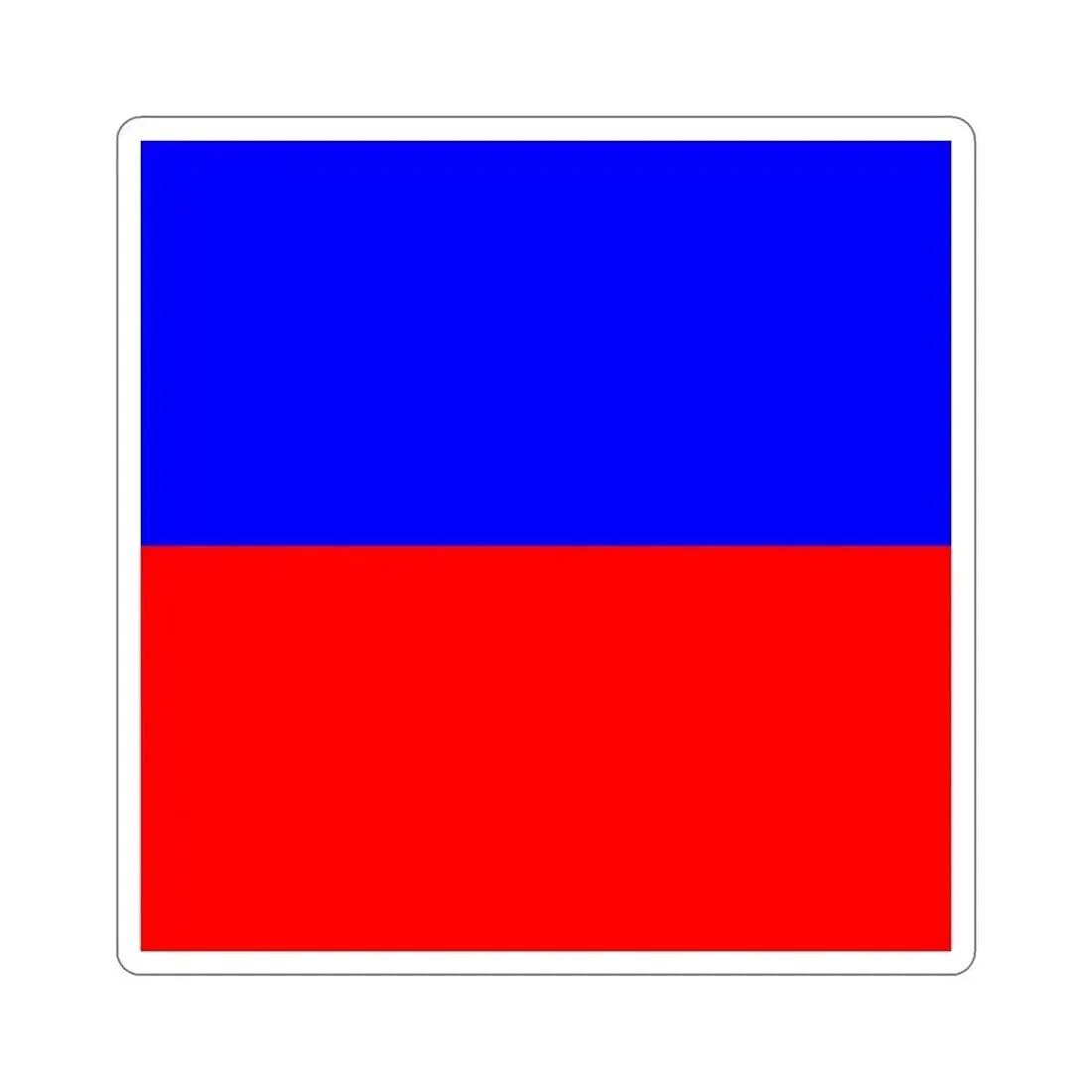 ICS Echo (International Code of Signals) STICKER Vinyl Die-Cut Decal 2 Inch - The Sticker Space