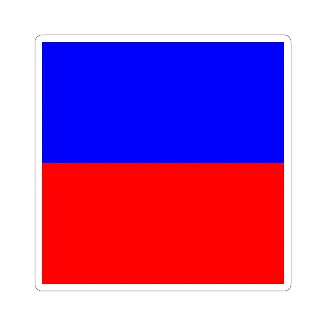 ICS Echo (International Code of Signals) STICKER Vinyl Die-Cut Decal 2 Inch - The Sticker Space