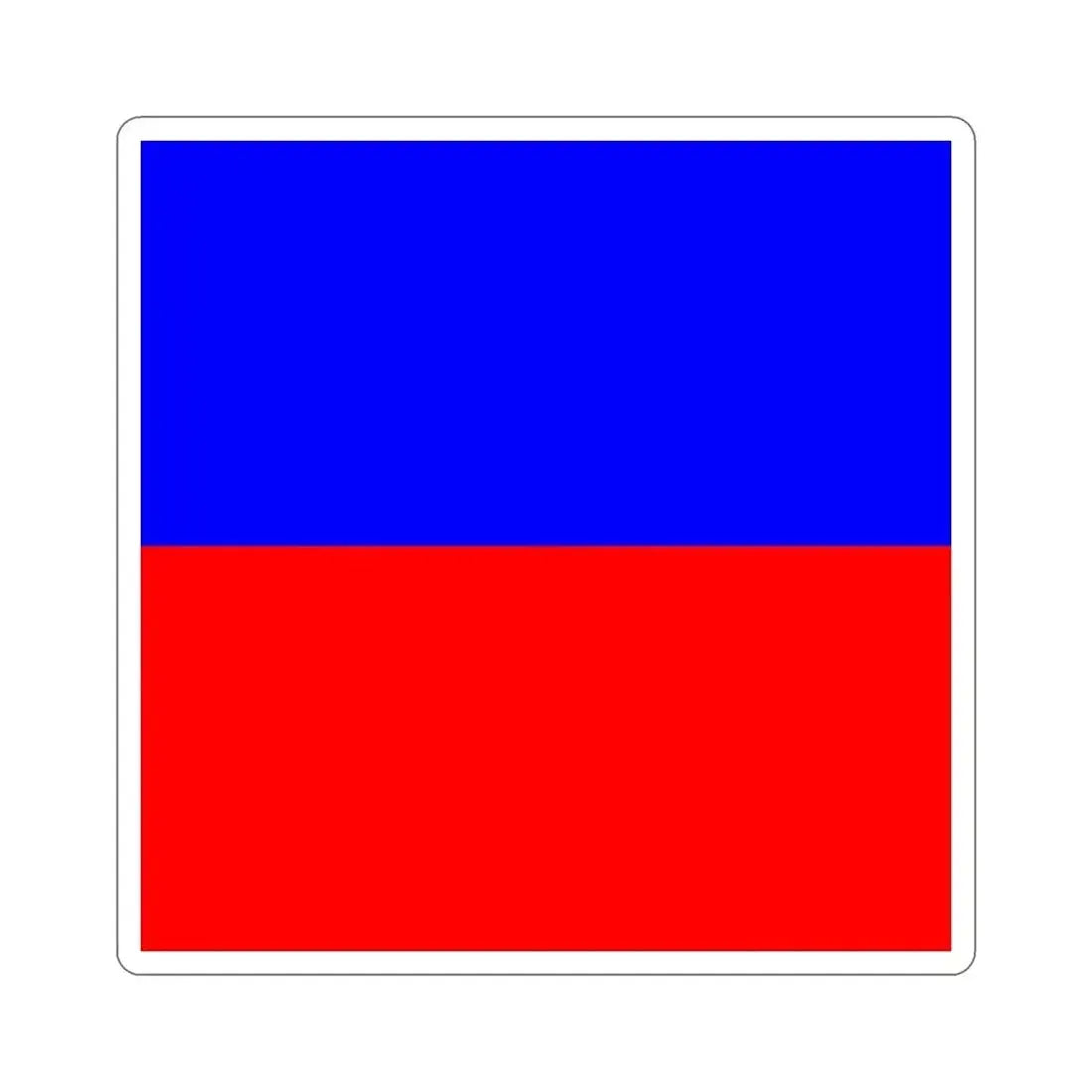 ICS Echo (International Code of Signals) STICKER Vinyl Die-Cut Decal 3 Inch - The Sticker Space