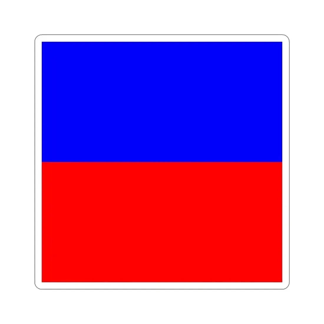 ICS Echo (International Code of Signals) STICKER Vinyl Die-Cut Decal 4 Inch - The Sticker Space