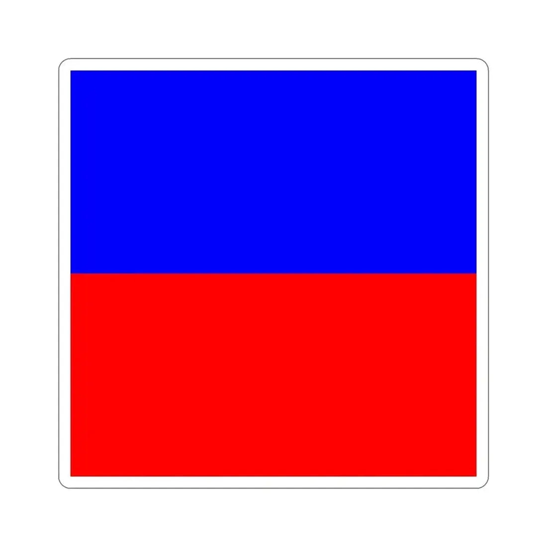 ICS Echo (International Code of Signals) STICKER Vinyl Die-Cut Decal 4 Inch - The Sticker Space