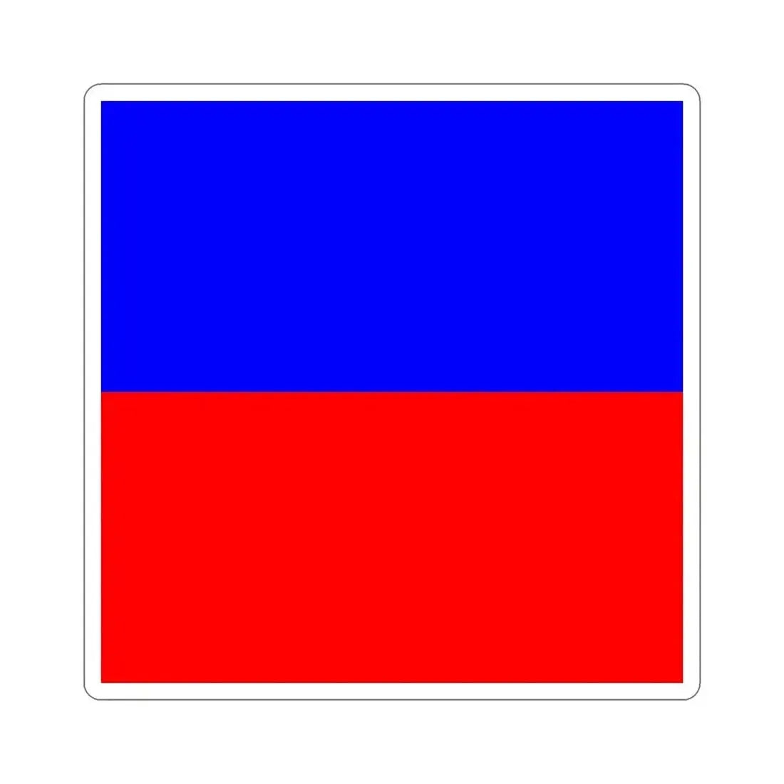 ICS Echo (International Code of Signals) STICKER Vinyl Die-Cut Decal 5 Inch - The Sticker Space