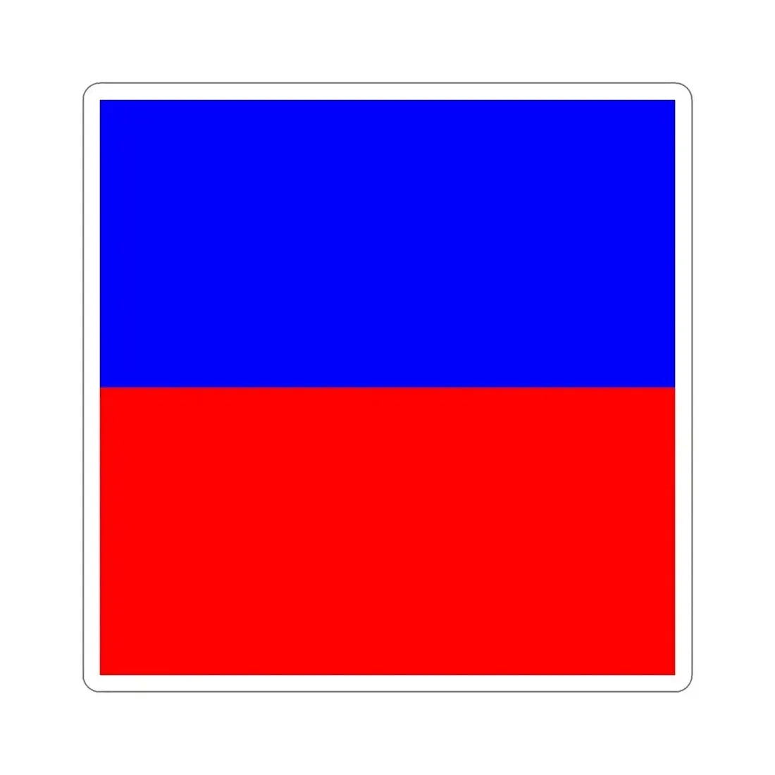 ICS Echo (International Code of Signals) STICKER Vinyl Die-Cut Decal 5 Inch - The Sticker Space