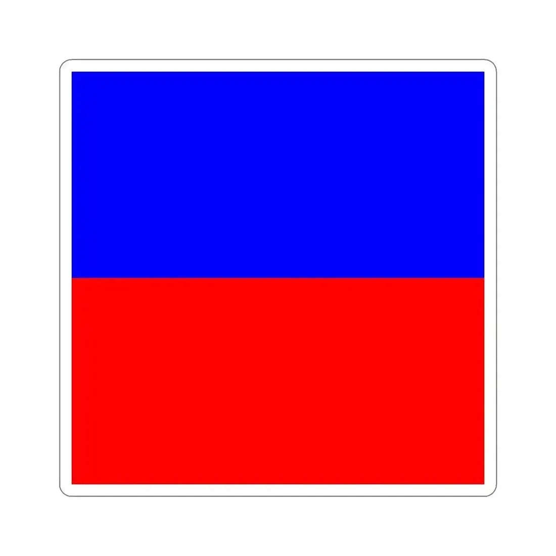 ICS Echo (International Code of Signals) STICKER Vinyl Die-Cut Decal 6 Inch - The Sticker Space