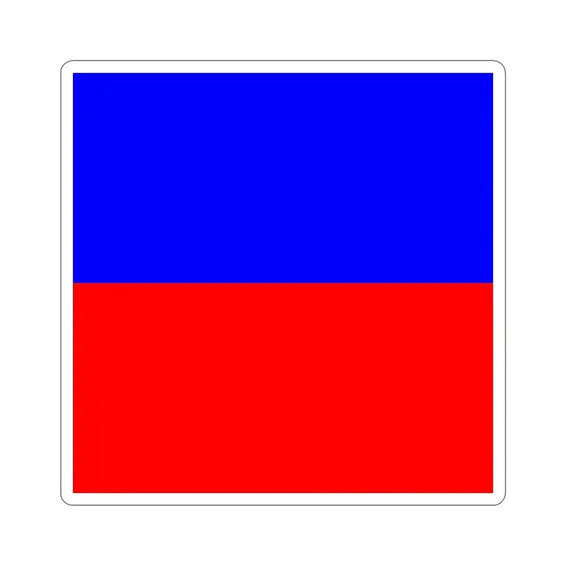 ICS Echo (International Code of Signals) STICKER Vinyl Die-Cut Decal 6 Inch - The Sticker Space