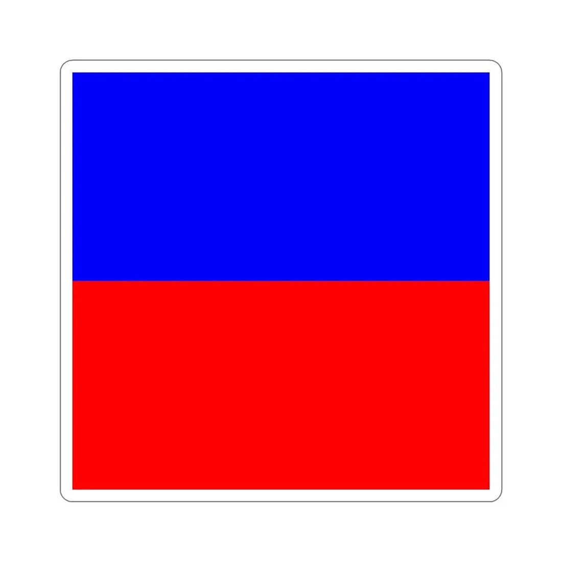 ICS Echo (International Code of Signals) STICKER Vinyl Die-Cut Decal - The Sticker Space