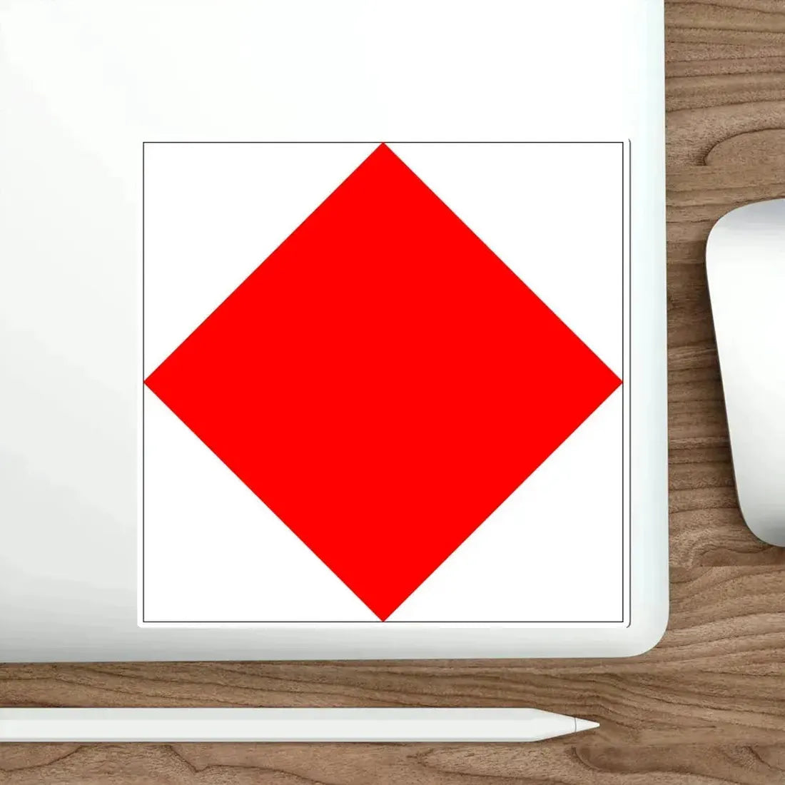 ICS Foxtrot (International Code of Signals) STICKER Vinyl Die-Cut Decal - The Sticker Space