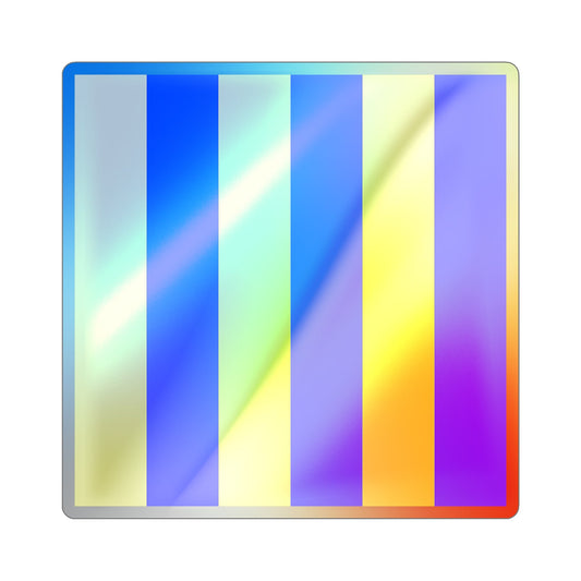 ICS Golf (International Code of Signals) Holographic STICKER Die-Cut Vinyl Decal-6 Inch-The Sticker Space