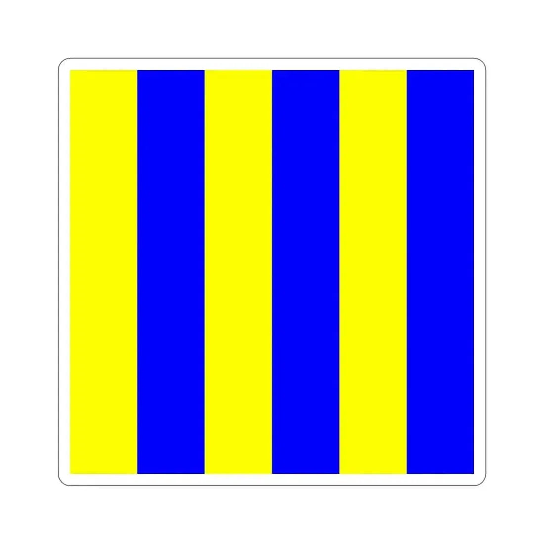 ICS Golf (International Code of Signals) STICKER Vinyl Die-Cut Decal 3 Inch - The Sticker Space