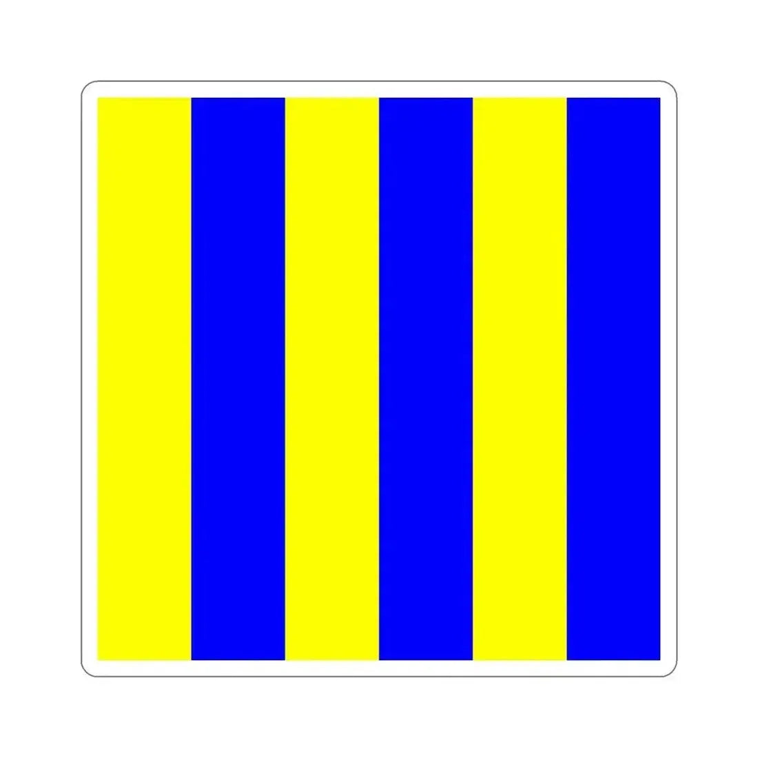 ICS Golf (International Code of Signals) STICKER Vinyl Die-Cut Decal 4 Inch - The Sticker Space