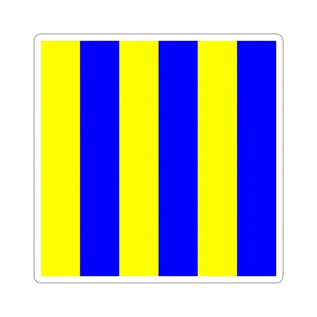 ICS Golf (International Code of Signals) STICKER Vinyl Die-Cut Decal 4 Inch - The Sticker Space