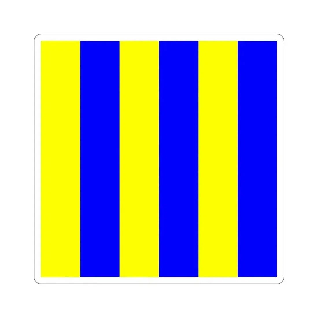 ICS Golf (International Code of Signals) STICKER Vinyl Die-Cut Decal 5 Inch - The Sticker Space