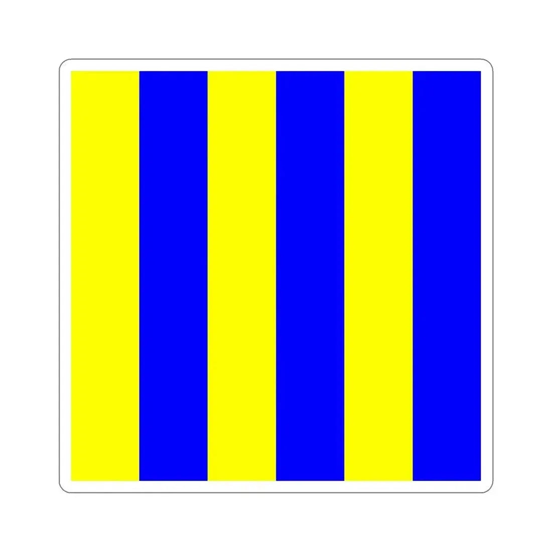 ICS Golf (International Code of Signals) STICKER Vinyl Die-Cut Decal 5 Inch - The Sticker Space