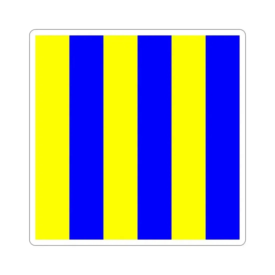 ICS Golf (International Code of Signals) STICKER Vinyl Die-Cut Decal 6 Inch - The Sticker Space