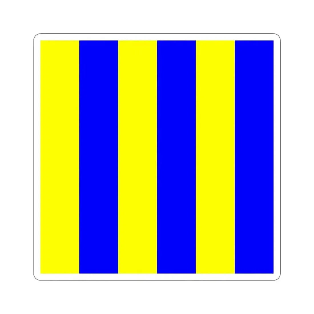 ICS Golf (International Code of Signals) STICKER Vinyl Die-Cut Decal 6 Inch - The Sticker Space